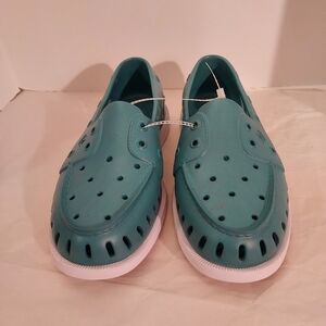 NWOT Sperry Authentic Original Blue Red Specs Float Water Shoes in Size 9M